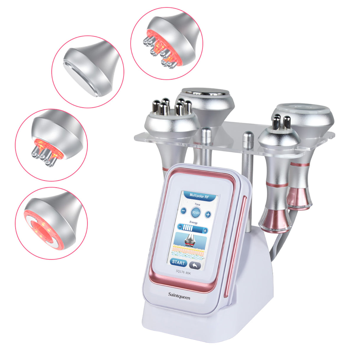 SQ176A Basic 4in1 80K 캐비테이션 복합 뷰티 기기 | RF · 흡입 마사지 메인 이미지