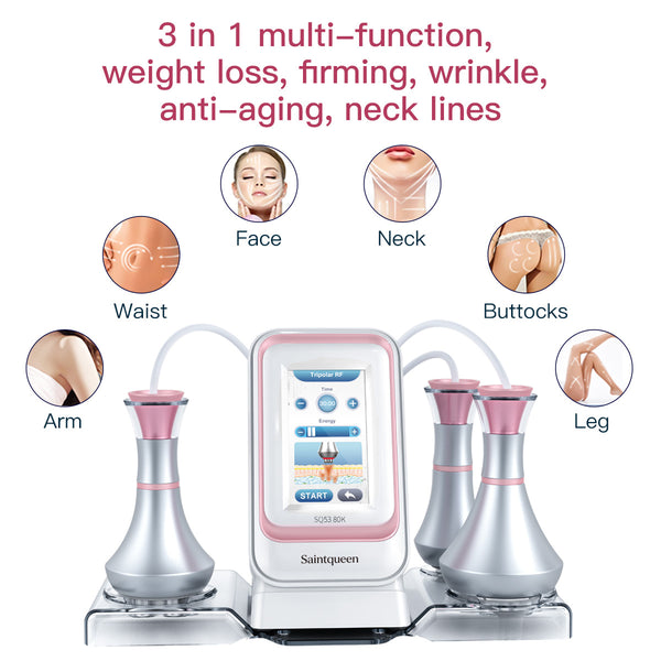 SQ53 Basic 3in1 80K 캐비테이션 복합 뷰티 기기 | RF