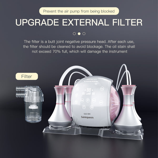 SQ52 Pro 5in1 80K 캐비테이션 복합 뷰티 기기 | RF · 흡입 마사지