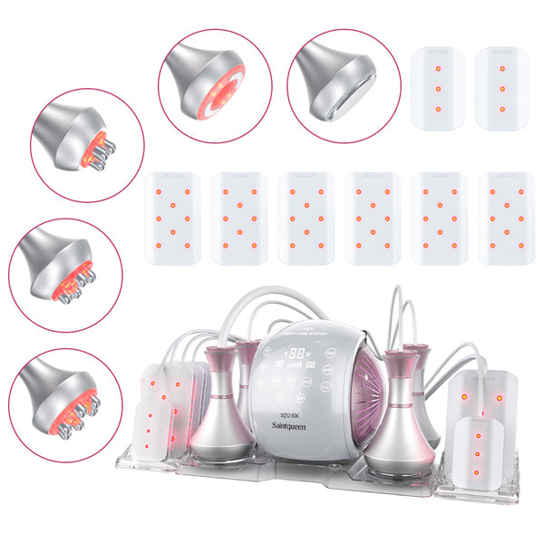 SQ52 Pro 6in1 80K 캐비테이션 복합 뷰티 기기 | RF · 흡입 마사지 · 레이저 패드