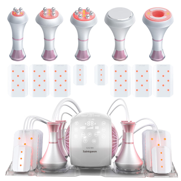 SQ52 Pro 6in1 80K 캐비테이션 복합 뷰티 기기 | RF · 흡입 마사지 · 레이저 패드