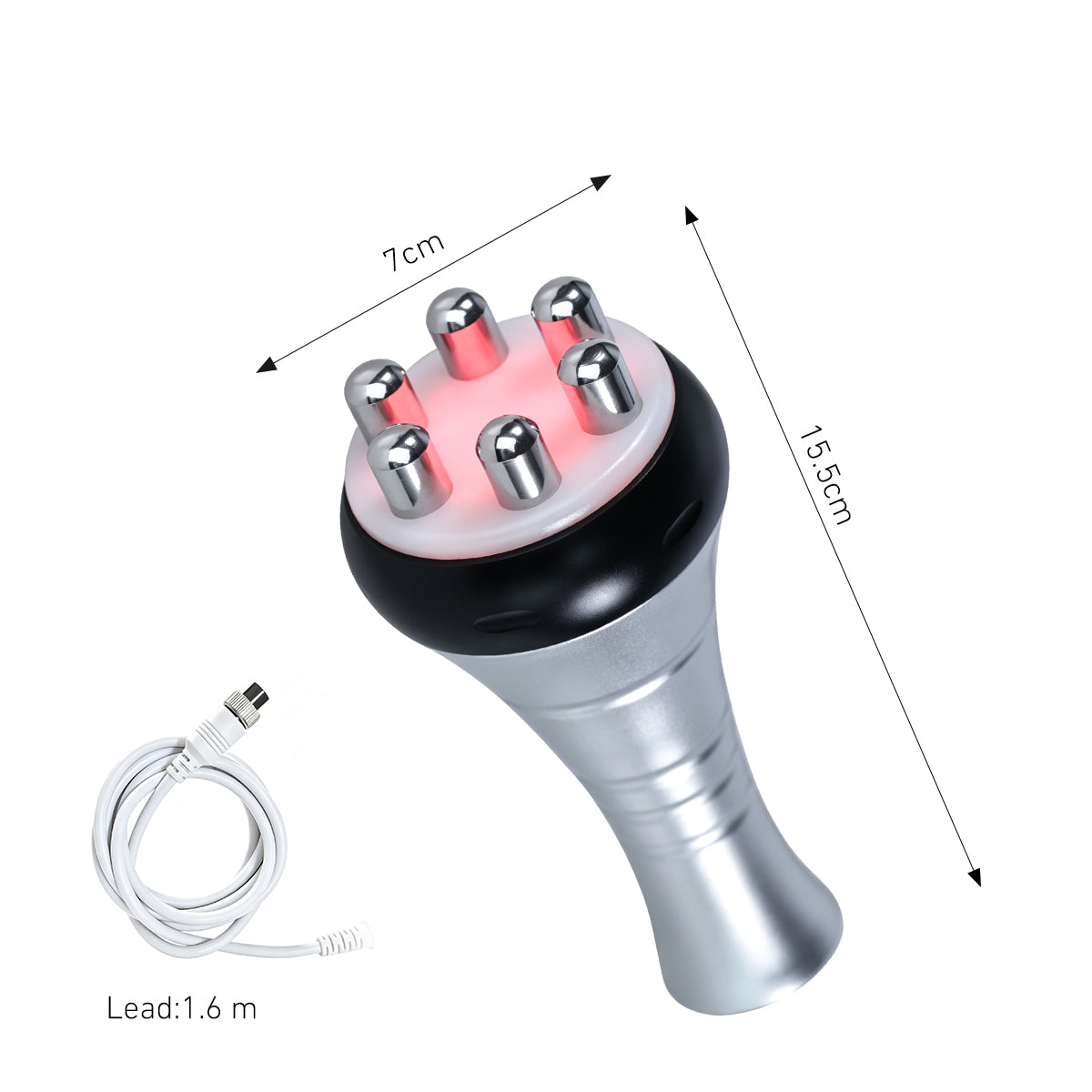 SQ47B Pro 6in1 40K 캐비테이션 복합 뷰티 기기 | RF · 흡입 마사지 · EMS · 레이저 패드