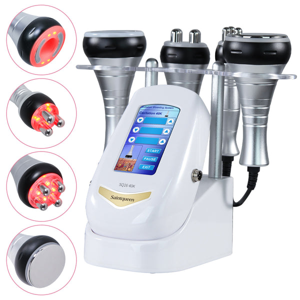 SQ16B Basic 4in1 40K 캐비테이션 복합 뷰티 기기 | RF · 흡입 마사지