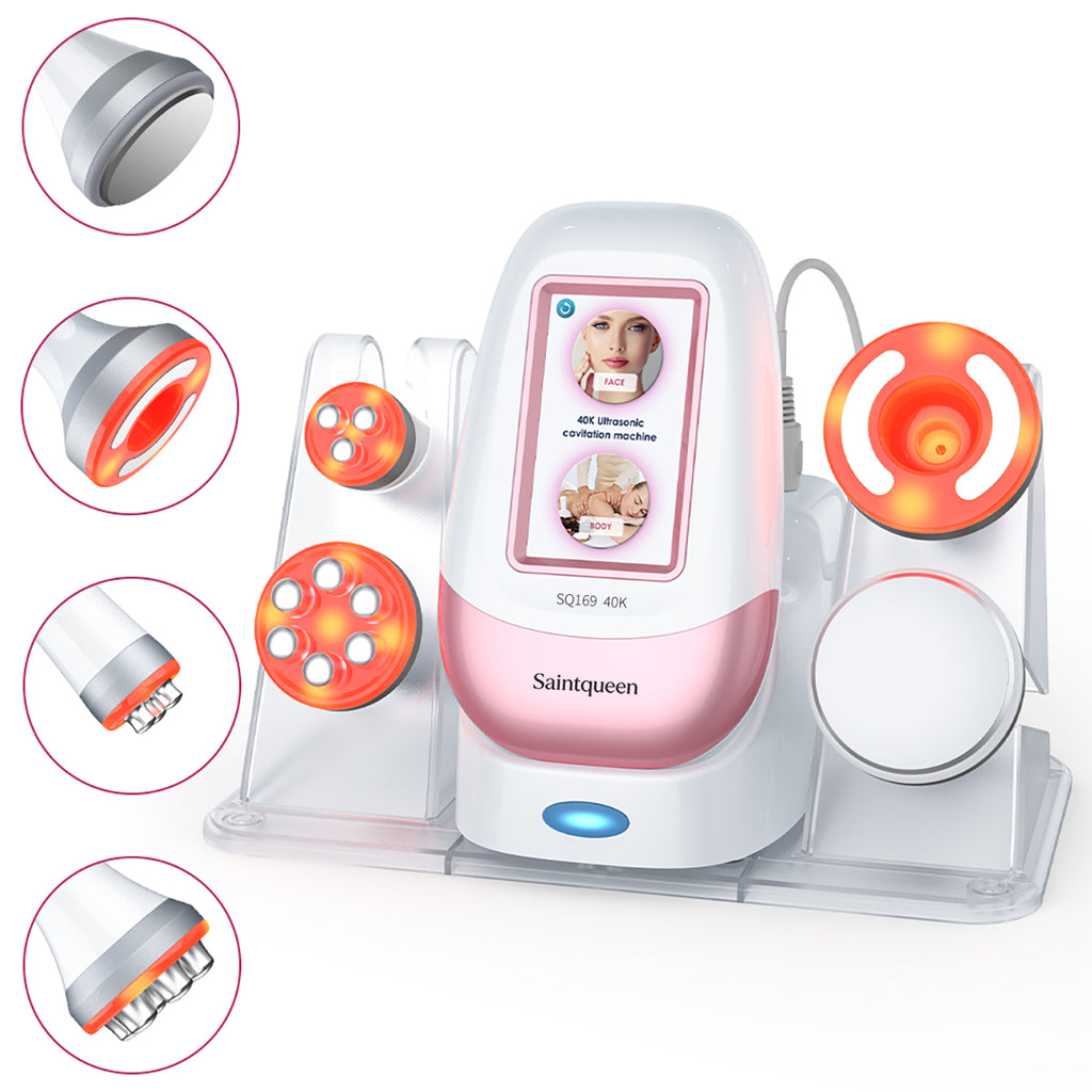 SQ169 Basic 4in1 40K 캐비테이션 복합 뷰티 기기 | RF · 흡입 마사지