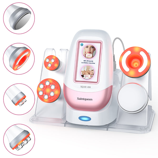 SQ169 Basic 4in1 40K 캐비테이션 복합 뷰티 기기 | RF · 흡입 마사지