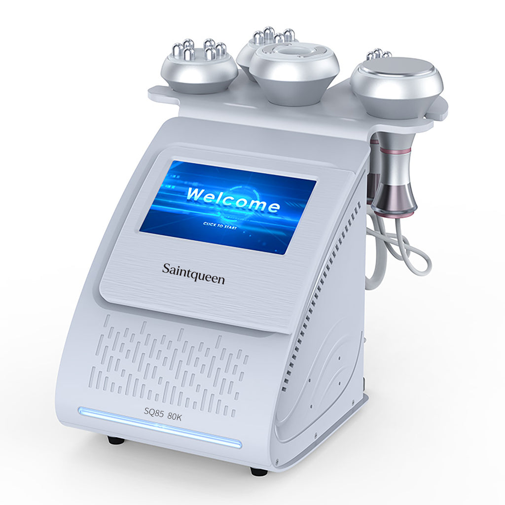 SQ85A Pro 5in1 80K 캐비테이션 복합 뷰티 기기 | RF · 흡입 마사지