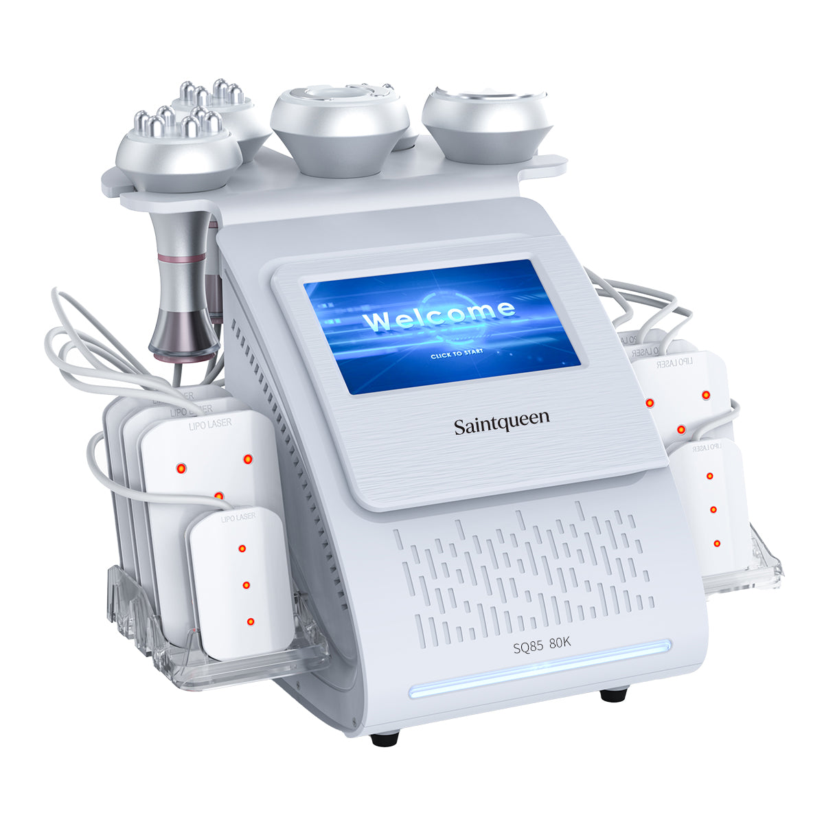 SQ85C Pro 6in1 80K 캐비테이션 복합 뷰티 기기 | RF · 흡입 마사지 · 레이저 패드 서브 이미지
