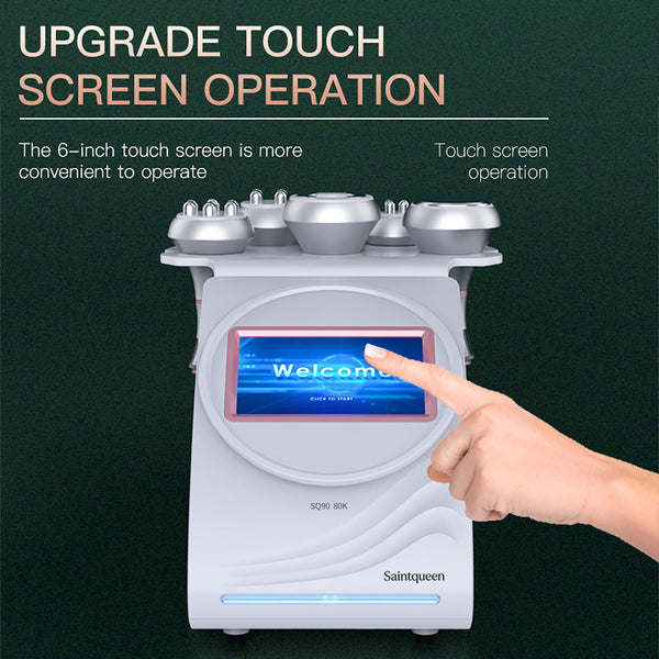 SQ90A Pro 5in1 80K 캐비테이션 복합 뷰티 기기 | RF · 흡입 마사지