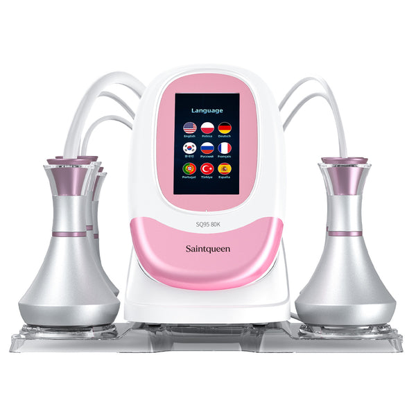 SQ95A Pro 5in1 80K 캐비테이션 복합 뷰티 기기 | RF · 흡입 마사지