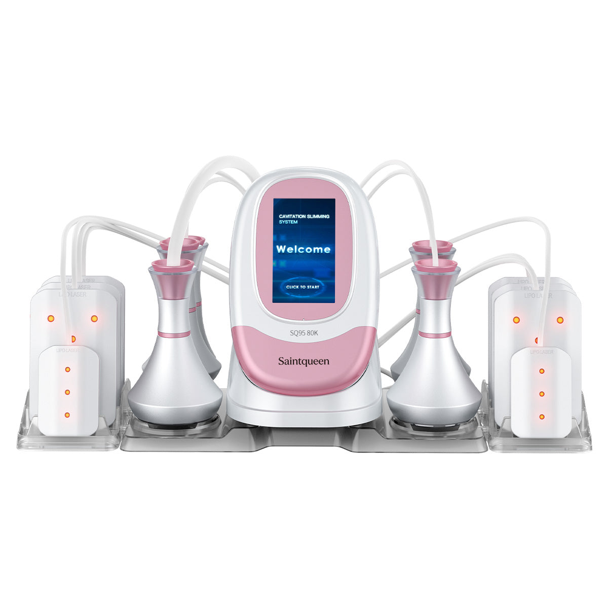 SQ95C Pro 6in1 80K 캐비테이션 복합 뷰티 기기 | RF · 흡입 마사지 · 레이저 패드