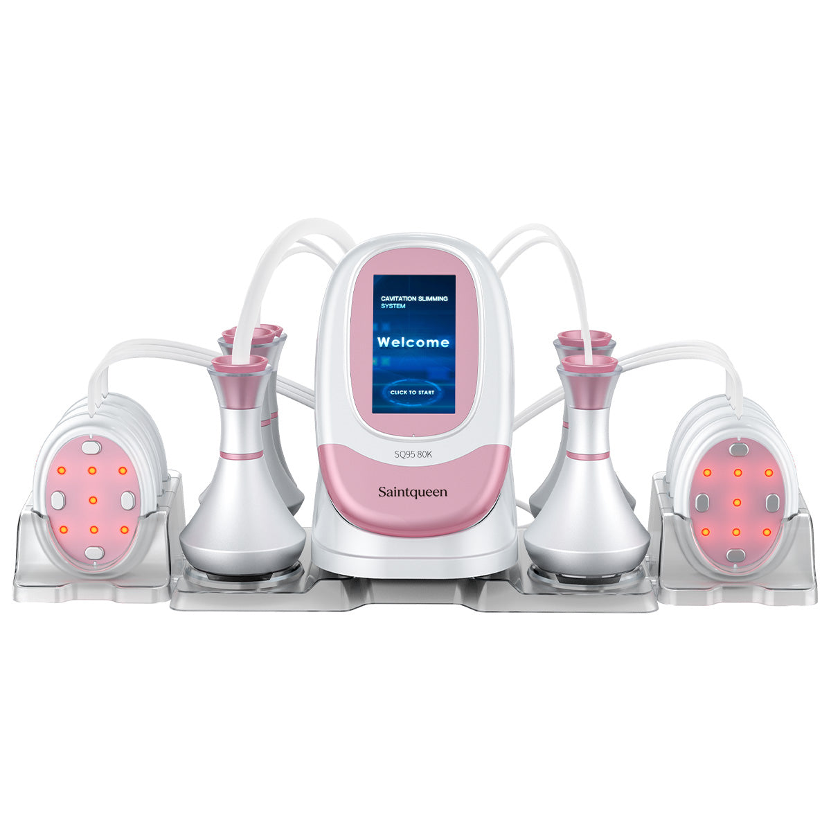 SQ95B Pro 6in1 80K 캐비테이션 복합 뷰티 기기 | RF · 흡입 마사지 · EMS