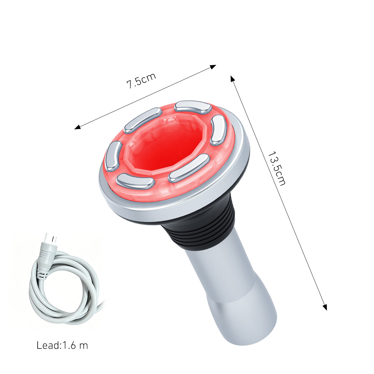 SQ166 Ultra 80K 캐비테이션 복합 뷰티 기기 | RF · 흡입 마사지 · EMS · 레이저 패드