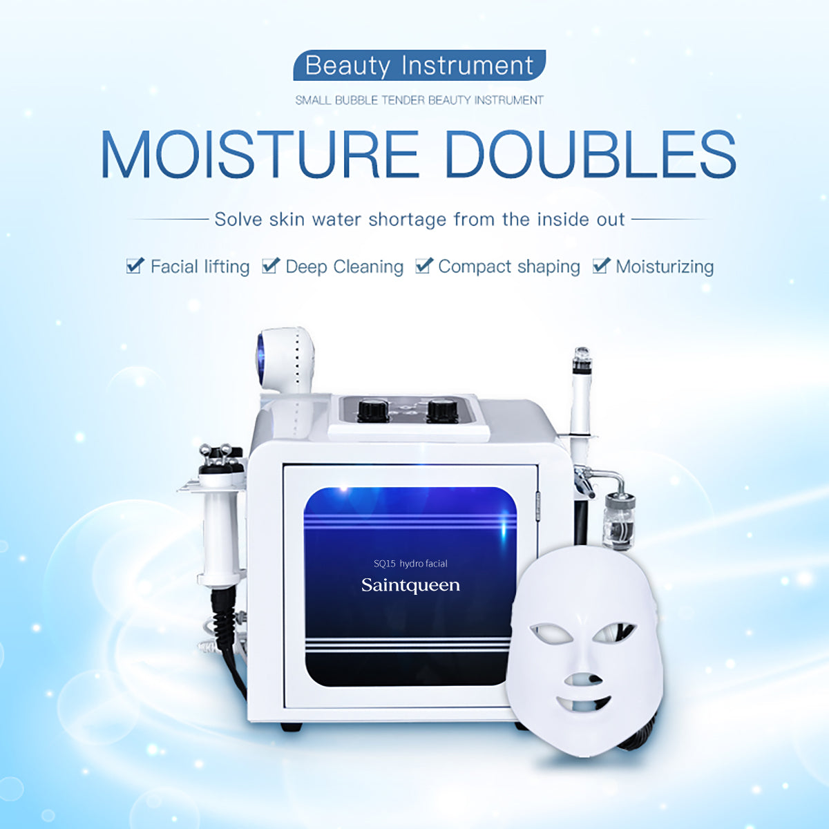 SQ15 Aqua Plus 8-in-1 하이드로 페이셜 기기 서브 이미지