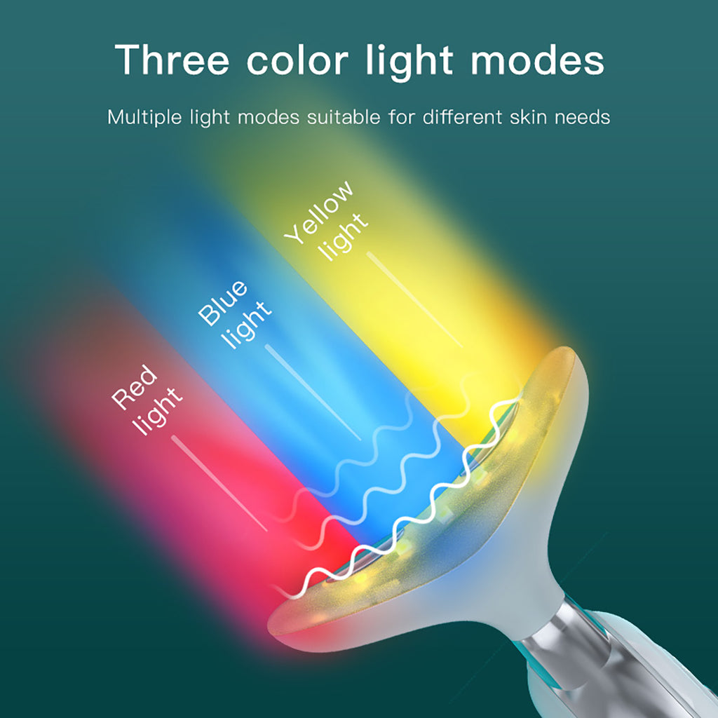 SQ108 EMS 얼굴 미용기기 | 3색 LED·온열