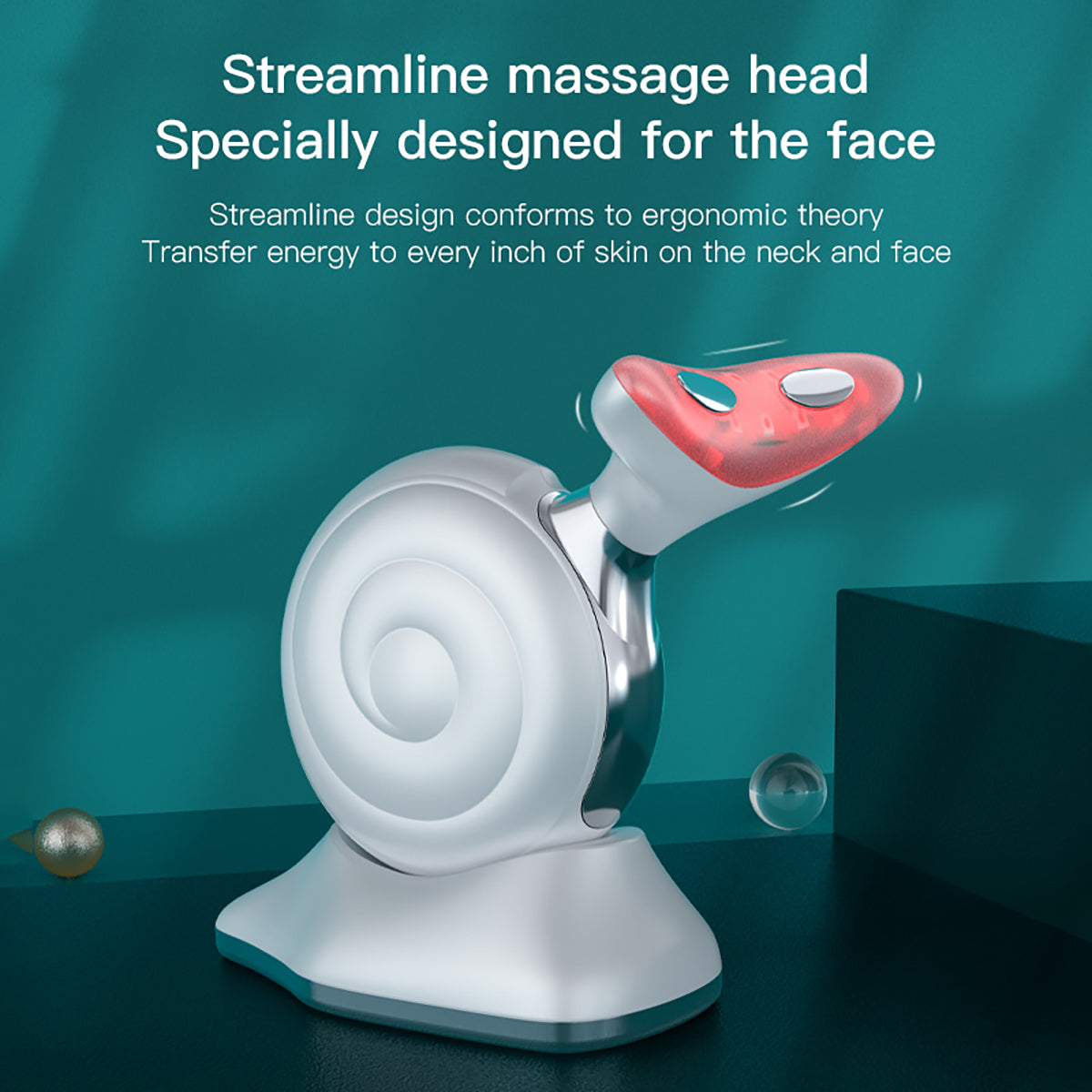 SQ108 EMS 얼굴 미용기기 | 3색 LED·온열